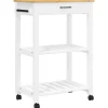 Hot vidaXL Küchenwagen MONZA 60x40x90 cm Massivholz Kiefer Modell 8