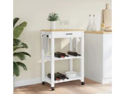 Hot vidaXL Küchenwagen MONZA 60x40x90 cm Massivholz Kiefer Modell 8