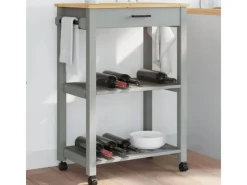 vidaXL Küchenwagen MONZA 60x40x90 cm Massivholz Kiefer Modell 2