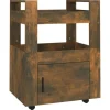 Best vidaXL Küchenwagen Räuchereiche 60x45x80 cm Holzwerkstoff