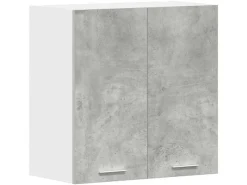 vidaXL Küchenwandschrank Betongrau 60x31x60 cm Holzwerkstoff 861228< Küchenschränke