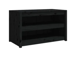 Kühlschränke<vidaXL Outdoor-Küchenschrank Schwarz 106x55x64 cm Massivholz Kiefer
