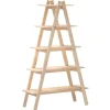 vidaXL Regal mit 5 Böden A-Form 110x40x180,5 cm Massivholz Kiefer< Küchenregale