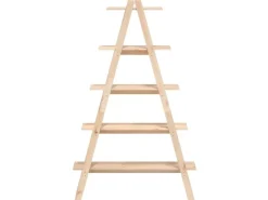 vidaXL Regal mit 5 Böden A-Form 110x40x180,5 cm Massivholz Kiefer< Küchenregale