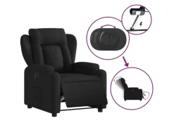 Online vidaXL Relaxsessel Elektrisch Schwarz Stoff Modell 32