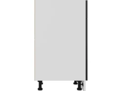 vidaXL Schubunterschrank Schwarz 40x46x81,5 cm Holzwerkstoff< Küchenschränke