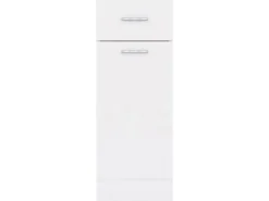 vidaXL Schubunterschrank Weiß 30x46x81,5 cm Holzwerkstoff< Küchenschränke
