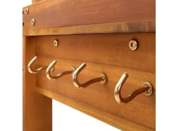 Servierwagen|Schneidebretter<vidaXL Servierwagen Akazienolz Massiv 92 x 43,5 x 141,5 cm