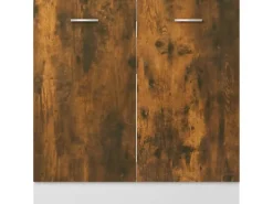 Online vidaXL Spülenunterschrank Räuchereiche 80x46x81,5 cm Holzwerkstoff