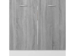 Küchenschränke<vidaXL Spülenunterschrank Grau Sonoma 80x46x81,5 cm Holzwerkstoff