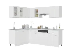 Online vidaXL 11-tlg Küchenzeile Weiß Holzwerkstoff Modell 3