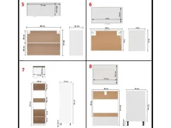 Kühlschränke|Küchenschränke<vidaXL 14-tlg Küchenzeile Weiß Holzwerkstoff