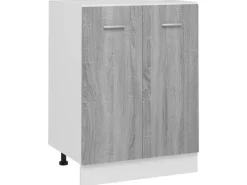 Küchenschränke|Töpfe<vidaXL Unterschrank Grau Sonoma 60x46x81,5 cm Holzwerkstoff