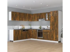 vidaXL Unterschrank mit Schublade Räuchereiche 60x46x81,5 cm< Küchenschränke