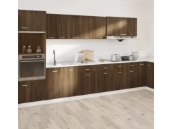 Küchenschränke<vidaXL Unterschrank mit Schublade Braun Eiche-Optik 50x46x81,5 cm