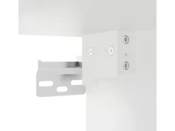 Küchen-Ordnungssysteme<vidaXL Wandschrank mit Glastüren Weiß 68,5x37x35 cm