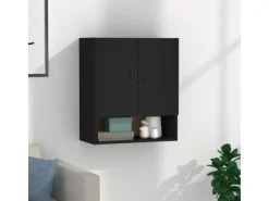 Küchenschränke<vidaXL Wandschrank Schwarz 60x31x70 cm Holzwerkstoff Modell 2