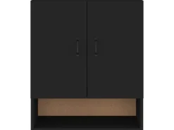 Küchenschränke<vidaXL Wandschrank Schwarz 60x31x70 cm Holzwerkstoff Modell 2