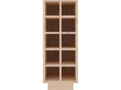 Küchenregale<vidaXL Weinregal 23x34x61 cm Massivholz Kiefer