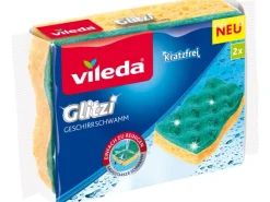 Vileda Geschirrschwamm Glitzi 2 Stück< Pfannen