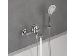 Villeroy & Boch Einhebelmischer<Einhebel-Badewannenarmatur O.novo in Chrom