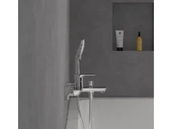 Villeroy & Boch Einhebelmischer<Einhebel-Badewannenarmatur O.novo in Chrom