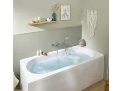 Villeroy & Boch Einhebelmischer<Einhebel-Badewannenarmatur O.novo in Chrom