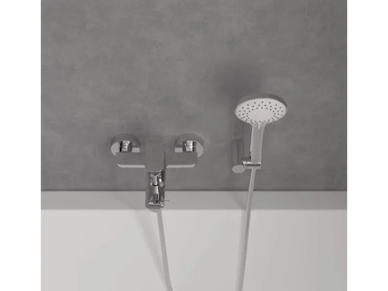 Villeroy & Boch Einhebelmischer<Einhebel-Badewannenarmatur O.novo in Chrom