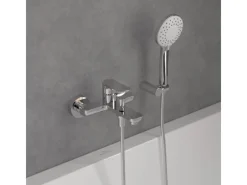 Villeroy & Boch Einhebelmischer<Einhebel-Badewannenarmatur O.novo in Chrom