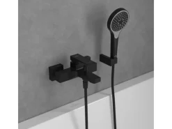Online Villeroy & Boch Einhebel-Badewannenarmatur Architectura Square in Matt Black