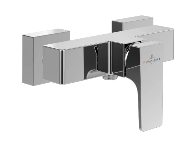Villeroy & Boch Einhebel-Duscharmatur Architectura Square in Chrom< Einhebelmischer