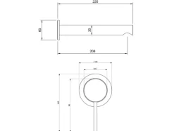 Hot Villeroy & Boch Einhebel-Waschtischauslauf-Set Loop & Friends in Brushed Nickel Matt