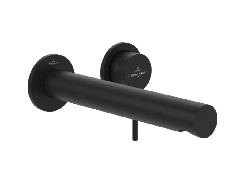 Villeroy & Boch Einhebel-Waschtischauslauf-Set Loop & Friends in Matt Black< Einhebelmischer