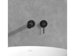 Villeroy & Boch Einhebel-Waschtischauslauf-Set Loop & Friends in Matt Black< Einhebelmischer
