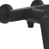 Villeroy & Boch Oasis Duscharmatur Einhebel-Mischbatterie mit Rückflussschutz & Kartusche Aufputzmontage Rund Matt Black< Einhebelmischer