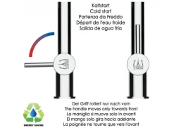 Clearance VIZIO 3 Wege Wasserhahn Küchenarmatur FC mit 360° Schwenkbarem Auslauf Abnehmbare 2 Strahl Handbrause Verchromt   Weiß
