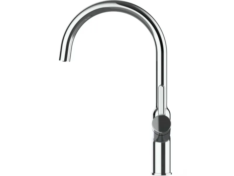 Einhebelmischer<VIZIO 3 Wege Wasserhahn Küchenarmatur BOD mit 360° Schwenkbarem U Auslauf Verchromt