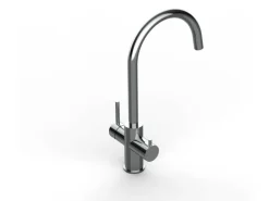 Discount VIZIO 5 Wege Wasserhahn Küchenarmatur Edelstahl Massiv mit 360° Schwenkbarem U Auslauf Hochglanz Poliert