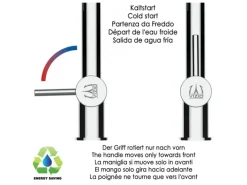 Best VIZIO 3 Wege Wasserhahn Küchenarmatur BOD mit 360° Schwenkbarem Auslauf Abnehmbare 2 Strahl Handbrause Verchromt   Schwarz