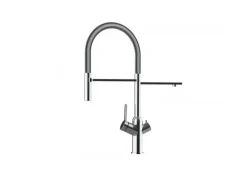 Einhebelmischer<VIZIO 3 Wege Wasserhahn Küchenarmatur BOD mit 360° Schwenkbarem Auslauf Abnehmbare 2 Strahl Handbrause Verchromt