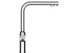 VIZIO 3 Wege Wasserhahn Küchenarmatur BOD mit 360° Schwenkbarem L Auslauf Verchromt< Einhebelmischer