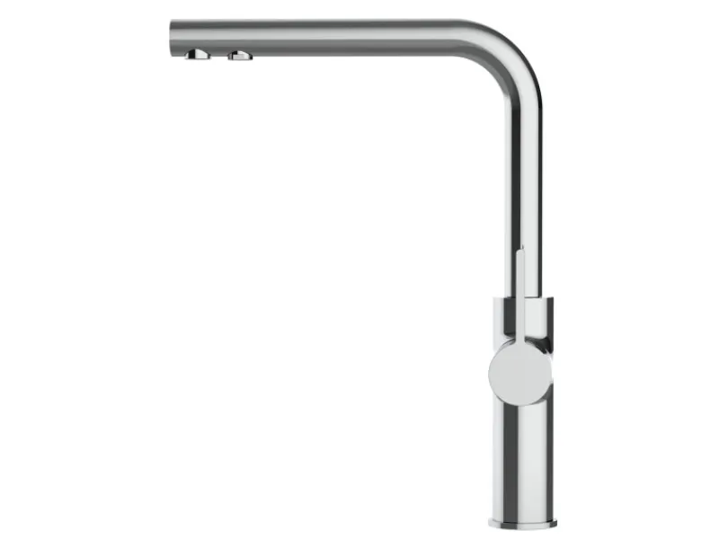 Sale VIZIO 3 Wege Wasserhahn Küchenarmatur FC mit 360° Schwenkbarem L Auslauf Verchromt