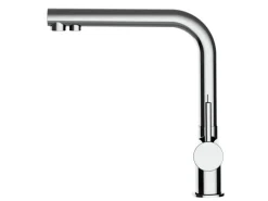 Sale VIZIO NIEDERDRUCK 3 Wege Wasserhahn Küchenarmatur Edelstahl Massiv 360° Schwenkbarem L Auslauf Hochglanz Poliert