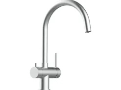 VIZIO NIEDERDRUCK 3 Wege Wasserhahn Küchenarmatur Edelstahl Massiv 360° Schwenkbarem U Auslauf Gebürstet< Ersatzteile Küchenarmatur|Einhebelmischer