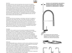 VIZIO Niederdruck Wasserhahn Vorfenster Küchenarmatur Umklappbar 6 CM mit 360° Schwenkbarem U Auslauf Verchromt< Einhebelmischer