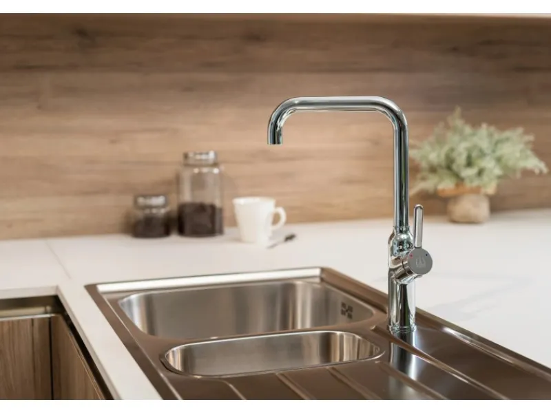 Discount VIZIO Wasserhahn Küchenarmatur BOD mit 360° Schwenkbarem N Auslauf Verchromt