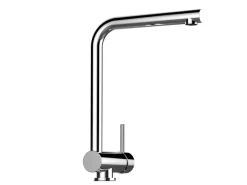 New VIZIO Wasserhahn Vorfenster Küchenarmatur Umklappbar 6 CM mit 360° Schwenkbarem L Auslauf Verchromt