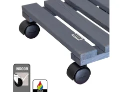 Wagner design yourself Wagner Multi Roller Nature Tragkraft 100 kg 290 mm x 290 mm Anthrazit FSC®< Töpfe