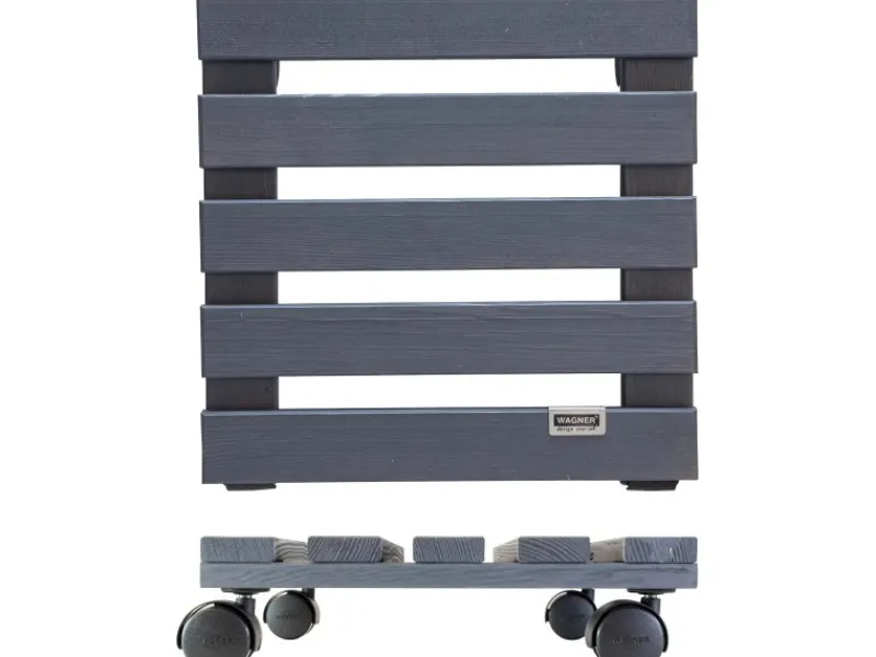 Wagner design yourself Wagner Multi Roller Nature Tragkraft 100 kg 290 mm x 290 mm Anthrazit FSC®< Töpfe