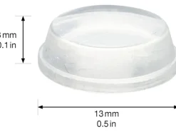 Discount Wagner design yourself Wagner Topffüße Set Selbstklebend Transparent Ø 13 mm